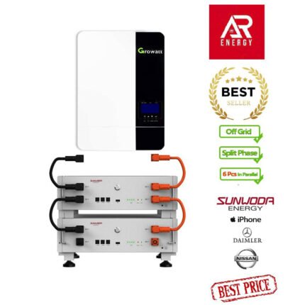 Пакет 10 квч батерия SUNWODA и 5кв инвертор GROWATT SPF 5000ES