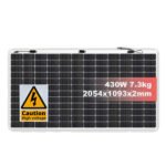 Гъвкави фотоволтаични соларни панели Sunman 430W 6X24UW