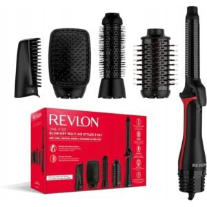 Revlon One-StepTM Blow-Dry Multi Air Styler 5 в 1, черен, 820W, за всички типове коса