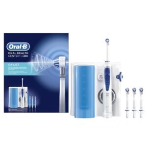 Зъбен душ Oral B, 5 стъпки на интензивност, 4 накрайника, 600 мл
